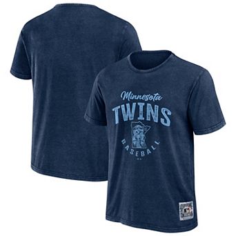 Men's Darius Rucker Collection by Fanatics Navy Minnesota Twins Cooperstown Collection Washed T-Shirt