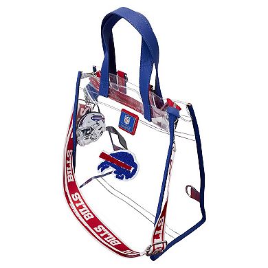 Loungefly Buffalo Bills Clear Convertible Backpack & Tote Bag