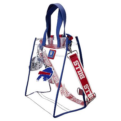 Loungefly Buffalo Bills Clear Convertible Backpack & Tote Bag