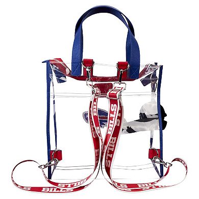 Loungefly Buffalo Bills Clear Convertible Backpack & Tote Bag