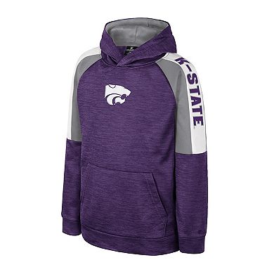 Youth Colosseum Purple Kansas State Wildcats Pullover Hoodie
