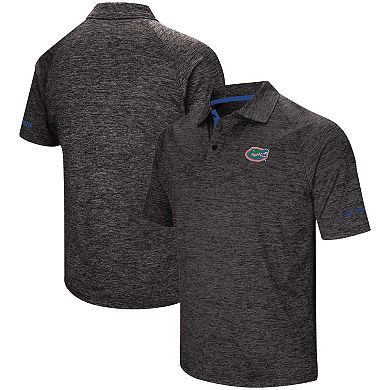 Men's Colosseum Black Florida Gators Big & Tall Down Swing Polo