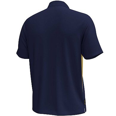 Men's Under Armour Navy Notre Dame Fighting Irish Title Performance Polo