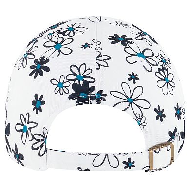 Girls Toddler '47 White Jacksonville Jaguars Daisy Delight Clean Up Adjustable Hat