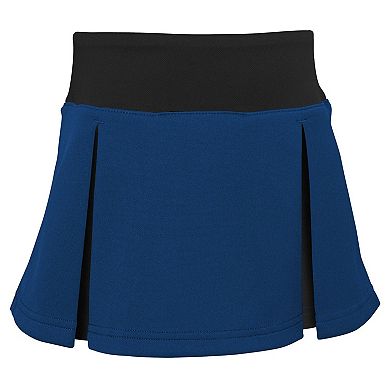 Girls Toddler Royal Indianapolis Colts Spirit Cheer Two-Piece Cheerleader Set with Bloomers