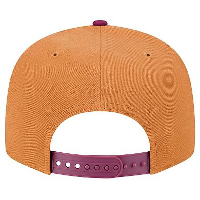 Men's New Era Brown Detroit Tigers Color Pack Two Tone 9FIFTY Snapback Hat