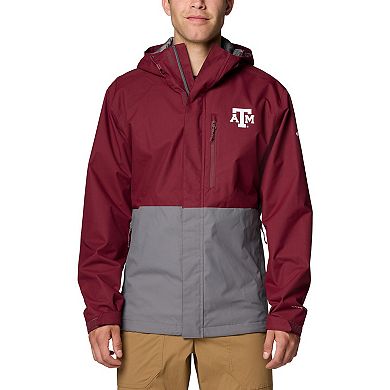 Men's Columbia Maroon Texas A&M Aggies Field Bound Omni-Tech™ Full-Zip Jacket