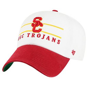 Men's '47 White USC Trojans Gridiron Clean Up Adjustable Hat