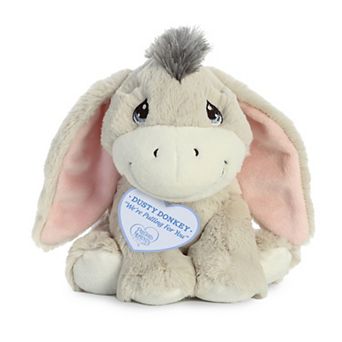 Aurora Small Gray Precious Moments 8.5" Dusty Donkey Inspirational Stuffed Animal