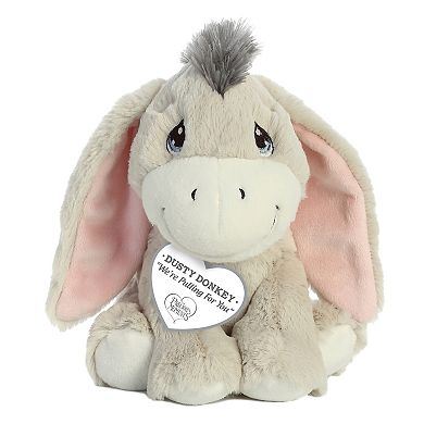 Aurora Small Gray Precious Moments 8.5" Dusty Donkey Inspirational Stuffed Animal