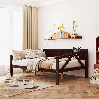 Merax Wooden Day Bed Frame