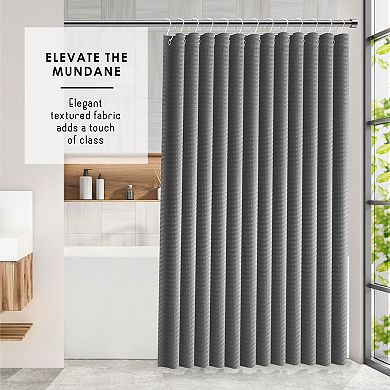 Waterproof Heavy Duty Fabric Shower Curtain 72x72