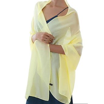 Women's Lightweight Silky Sheer Chiffon-Like Summer Scarves