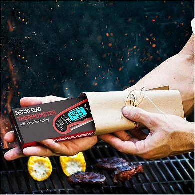 Instant Read Meat Thermometer For Grill And Cooking