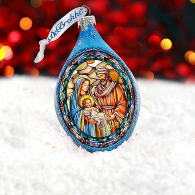 Christmas Story Drop Glass Ornament By G. Debrekht