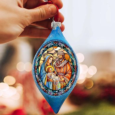 Christmas Story Drop Glass Ornament By G. Debrekht