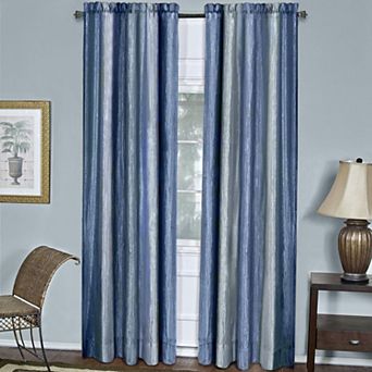 Goodgram Royal Ombre Crushed Semi Sheer 63 in Long Curtain Panel Pair