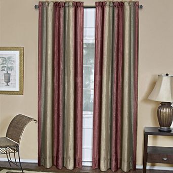 Goodgram Royal Ombre Crushed Semi Sheer 63 in Long Curtain Panel Pair