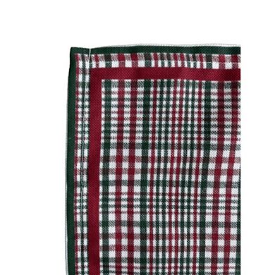 Plaid Holiday Or Cookout Table Cloth, Rectangular, 55"x86"