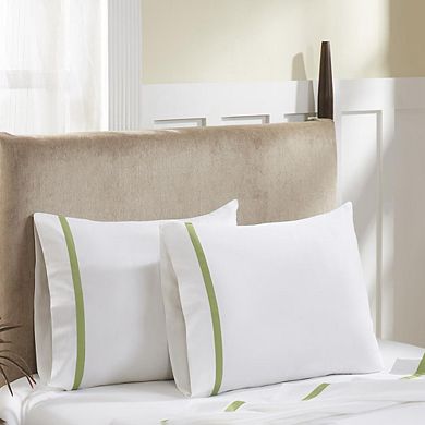 500 Thread Count Deep Pocket Tonal Cotton Sateen Sheet - 4 Piece Set