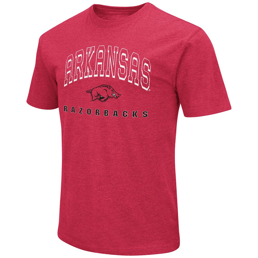 Men's Arkansas Razorbacks Logo Graphic Table Crewneck Tee