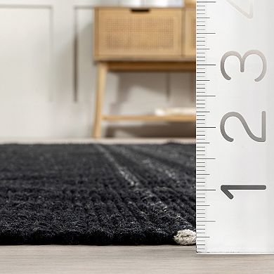Rugs USA Bergamot Striped Cotton Area Rug