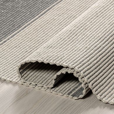 Rugs USA Boxelder Checked Cotton Area Rug