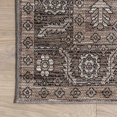 Rugs USA Redwood Vintage Machine Washable Area Rug