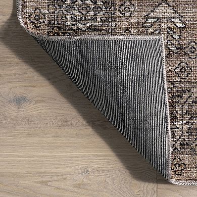 Rugs USA Redwood Vintage Machine Washable Area Rug