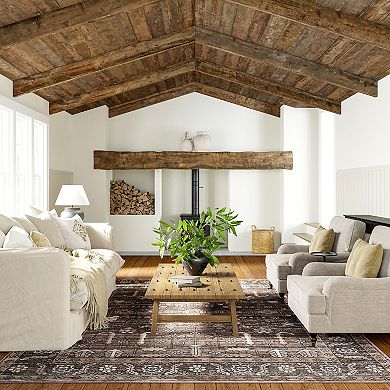 Rugs USA Redwood Vintage Machine Washable Area Rug