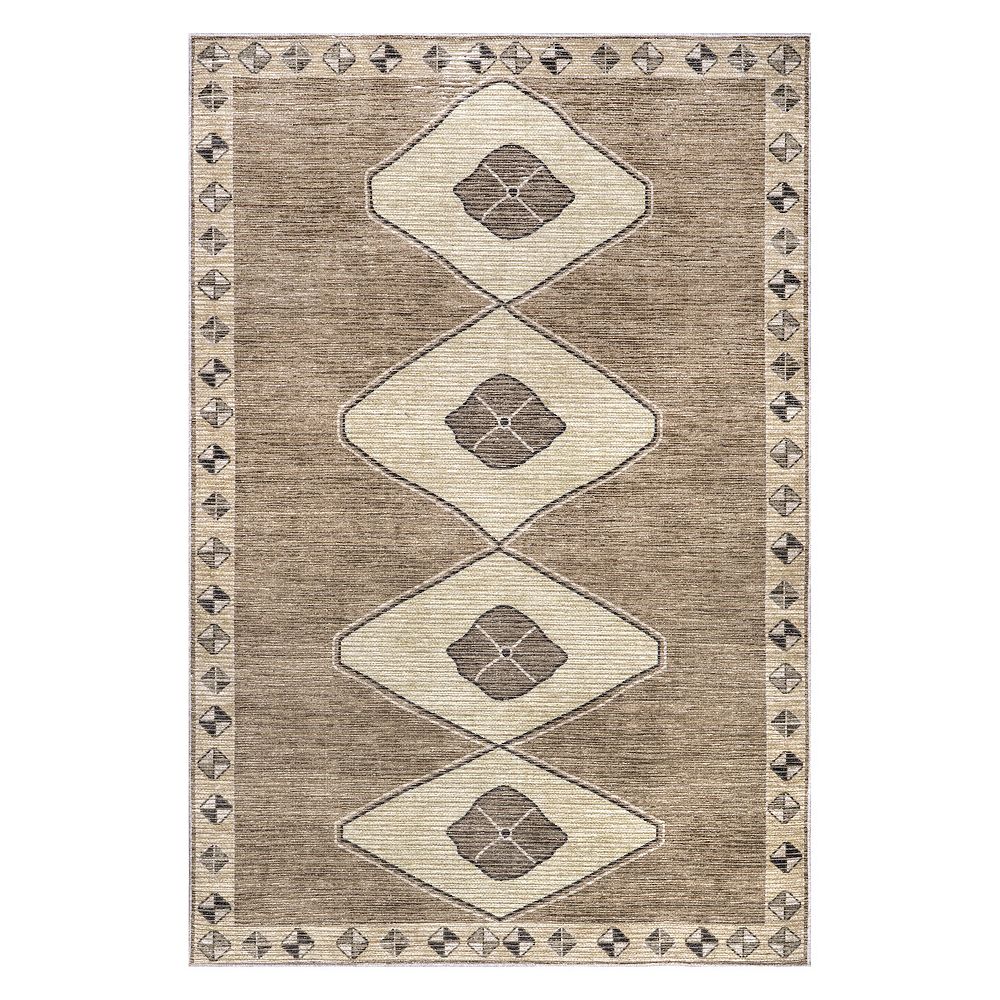 Rugs USA Fennel Diamond Machine Washable Area Rug