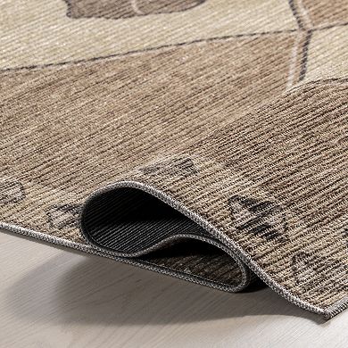 Rugs USA Fennel Diamond Machine Washable Area Rug