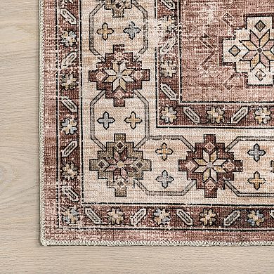 Rugs USA Barbary Distressed Machine Washable Area Rug
