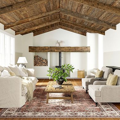 Rugs USA Barbary Distressed Machine Washable Area Rug