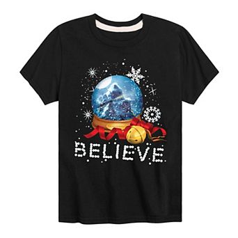Boys 8-20 The Polar Express Believe Snow Globe Graphic Tee