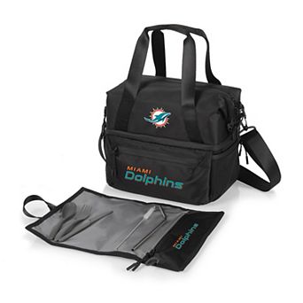 Picnic Time Miami Dolphins Tarana Lunch Bag Cooler with Utensil Set