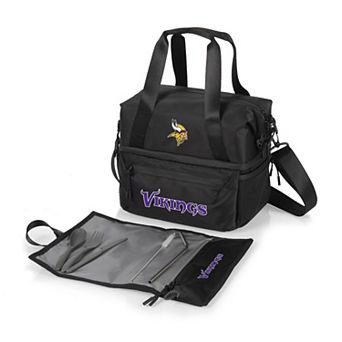 Picnic Time Minnesota Vikings Tarana Lunch Bag Cooler with Utensil Set