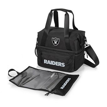 Picnic Time Las Vegas Raiders Tarana Lunch Bag Cooler with Utensil Set