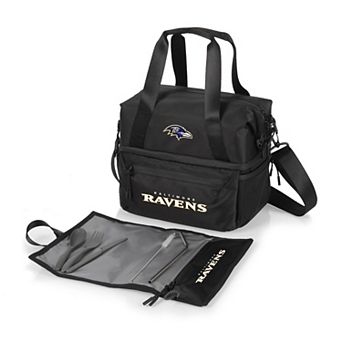 Picnic Time Baltimore Ravens Tarana Lunch Bag Cooler with Utensil Set