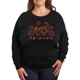 Plus Size Friends Logo Cornucopia French Terry Long Sleeve Tee
