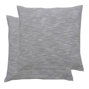 Sonoma Goods For Life® 2 pc 24" x 24" Textured Slub Solid Pillow Set