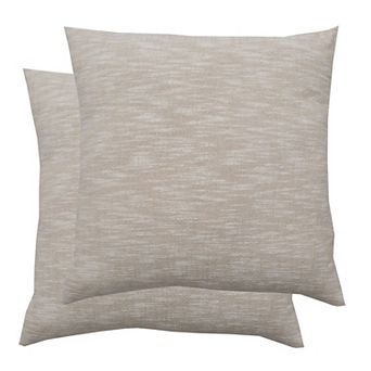 Sonoma Goods For Life® 2 pc 24" x 24" Textured Slub Solid Pillow Set