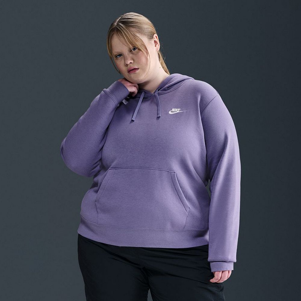 Nike Women's Plus Sportswear Logo Zip Hoodie Blue Size X-Large main image 1