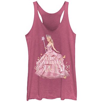 Juniors' Wicked Glinda You're Gonna Be Popular Racerback Tank Top