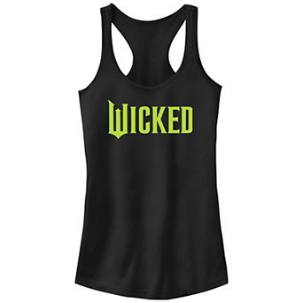 Juniors' Wicked Bright Logo Racerback Tank Top