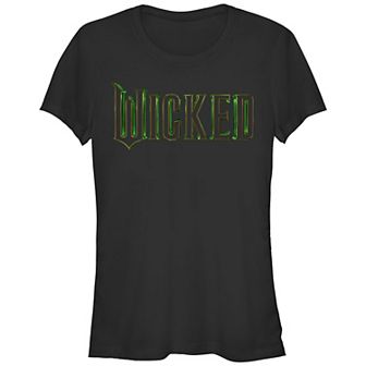 Juniors' Wicked Title Fitted Graphic Tee