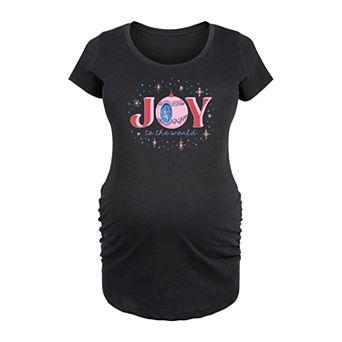 Maternity Joy Vintage Ornament Graphic Tee