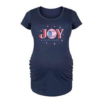 Maternity Joy Vintage Ornament Graphic Tee