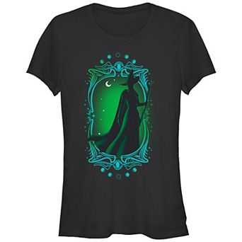 Juniors' Wicked Elphaba Framed Poster Fitted Graphic Tee