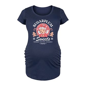 Maternity Sugarplum Sweets Graphic Tee